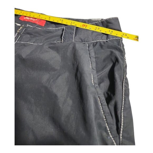 RARE Vintage Miss Sixty Nylon Cargo Pants Y2K Low R 90s Women Sz 27 Bold Italian - Picture 4 of 15